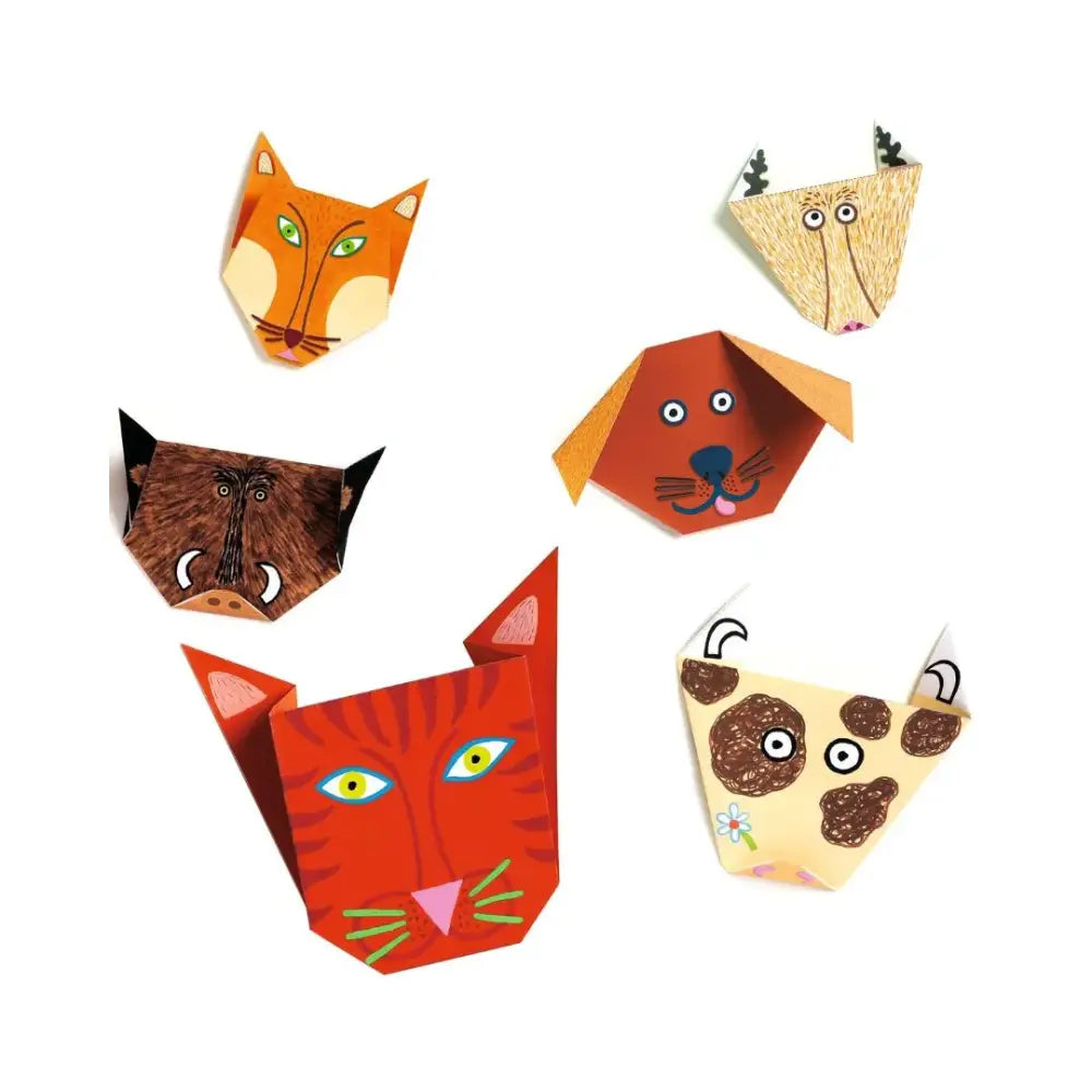 Origami Animales Manualidades Djeco Art & Craft origami-animales-manualidades-recopilacion-estilo-animal-625