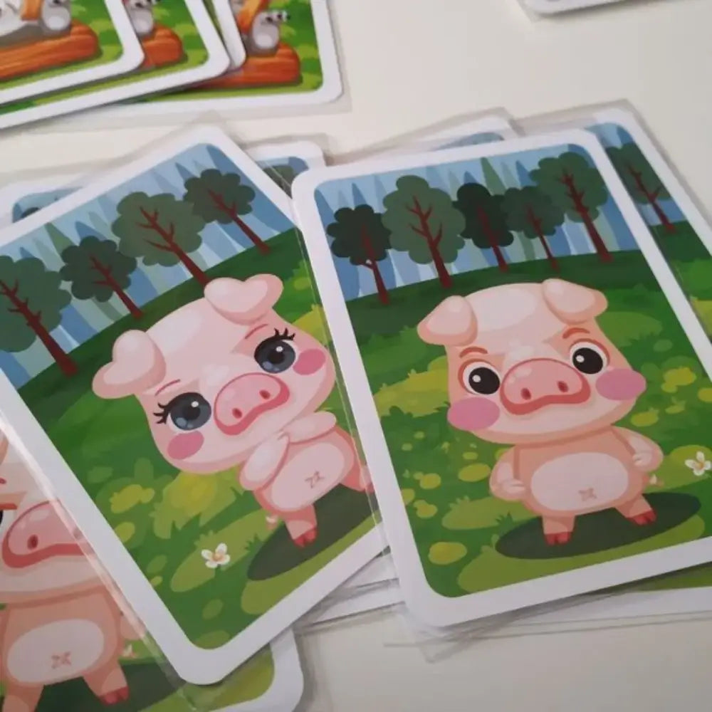 Piggy Forest Mixingames piggy-forest-dibujos-animados-tarjetas-lindo-381