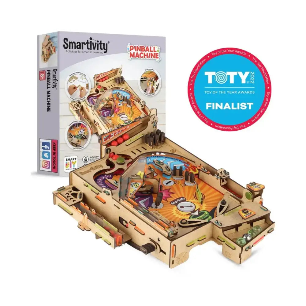 Pinball Flipper Construcción Smartivity pinball-flipper-construccion-de-madera-bricolaje-367