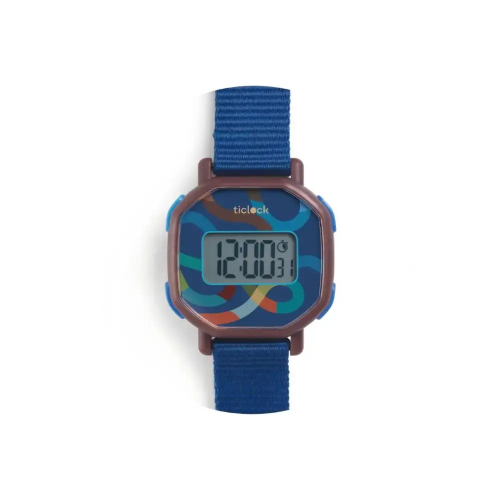 Reloj digital - Blue Volute Life style by Djeco reloj-digital-blue-volute-mirar-vistoso-916