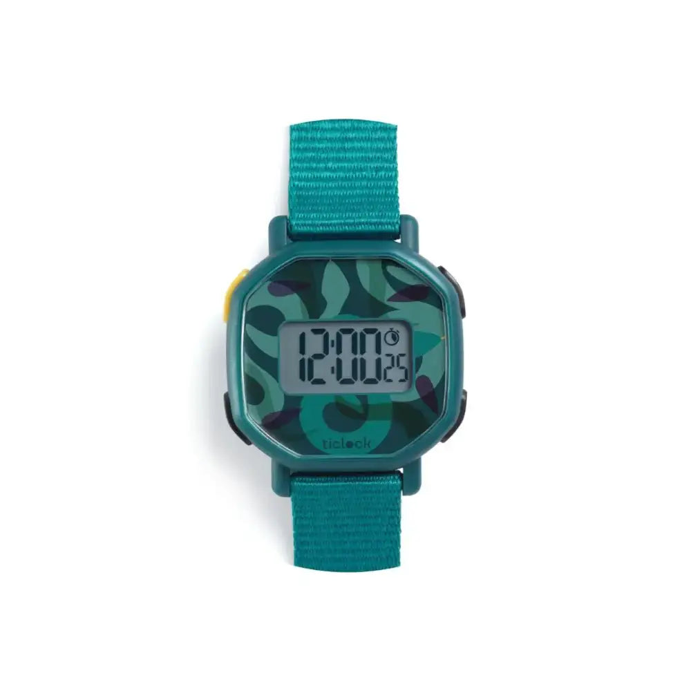 Reloj digital - Green Snakes Life style by Djeco reloj-digital-green-snakes-verde-azulado-mirar-784