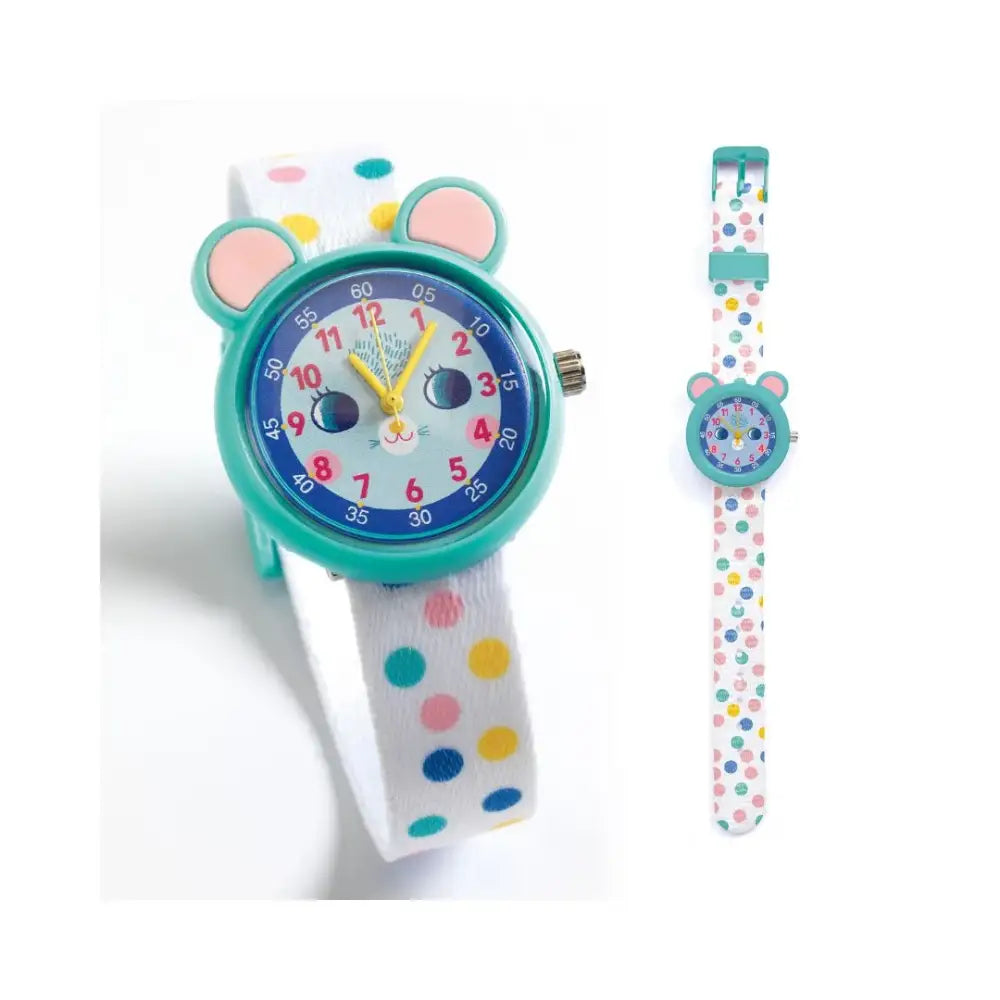 Reloj - Ratón Life style by Djeco reloj-raton-vistoso-para-ninos-de-pulsera-755
