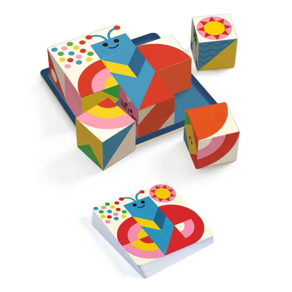 Sologic Cubologic 9 Juego de lógica Djeco sologic-cubologic-9-juego-de-logica-vistoso-madera-bloquear-612