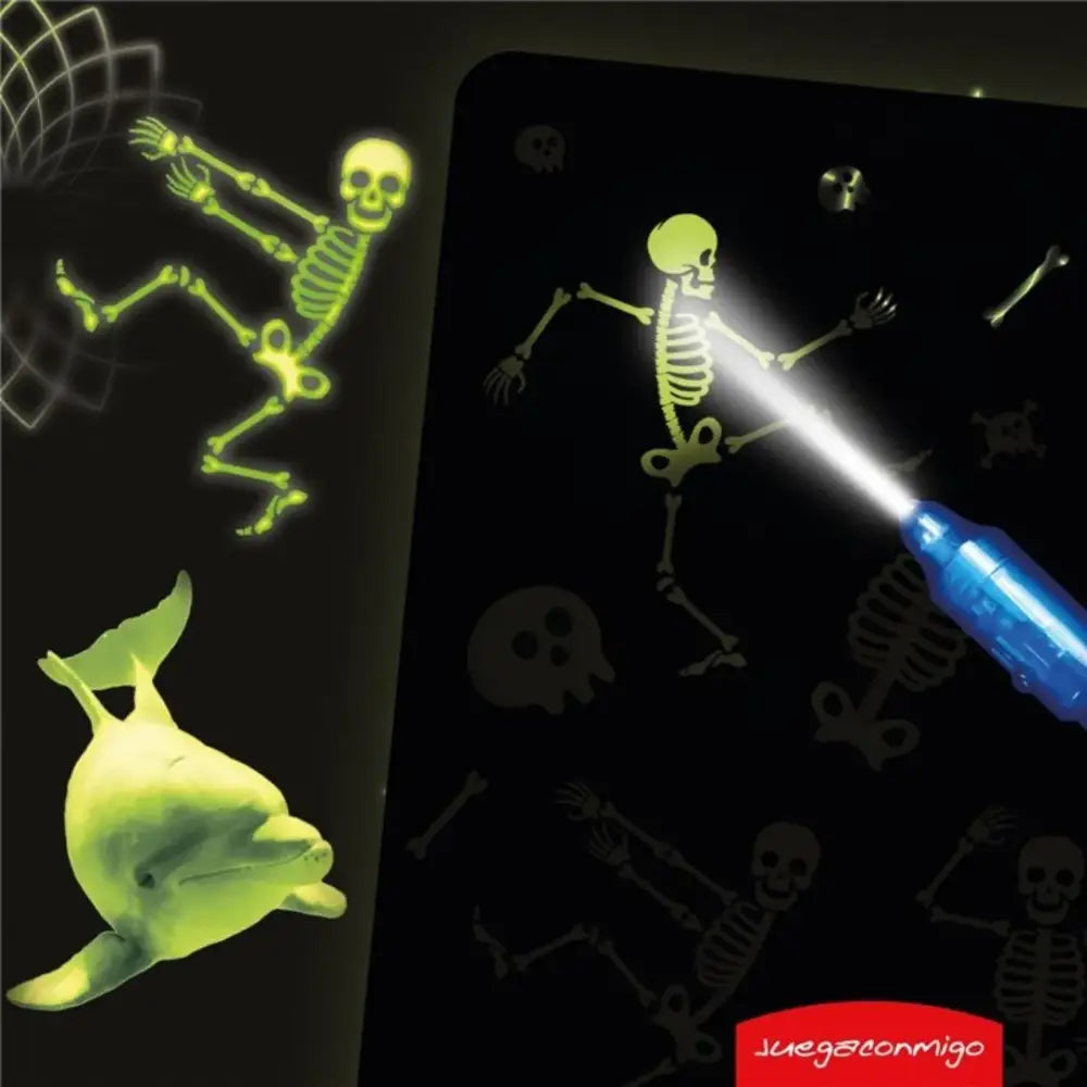 Tabla Pintafluo A4 Pizarras JuegaConmigo tabla-pintafluo-a4-pizarras-esqueleto-cifras-fantasma-918