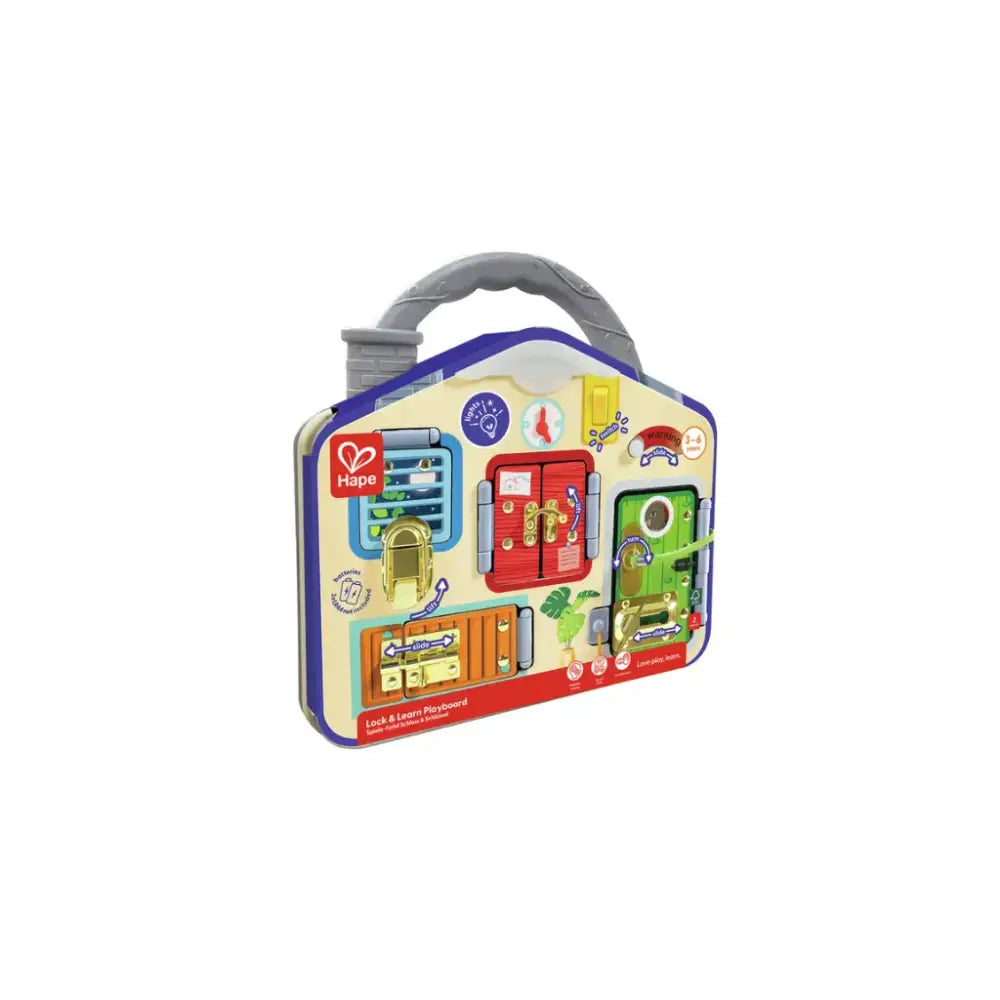 Tablero de juego Bloquea y aprende Hape tablero-de-juego-bloquea-y-aprende-vistoso-para-ninos-juguete-442