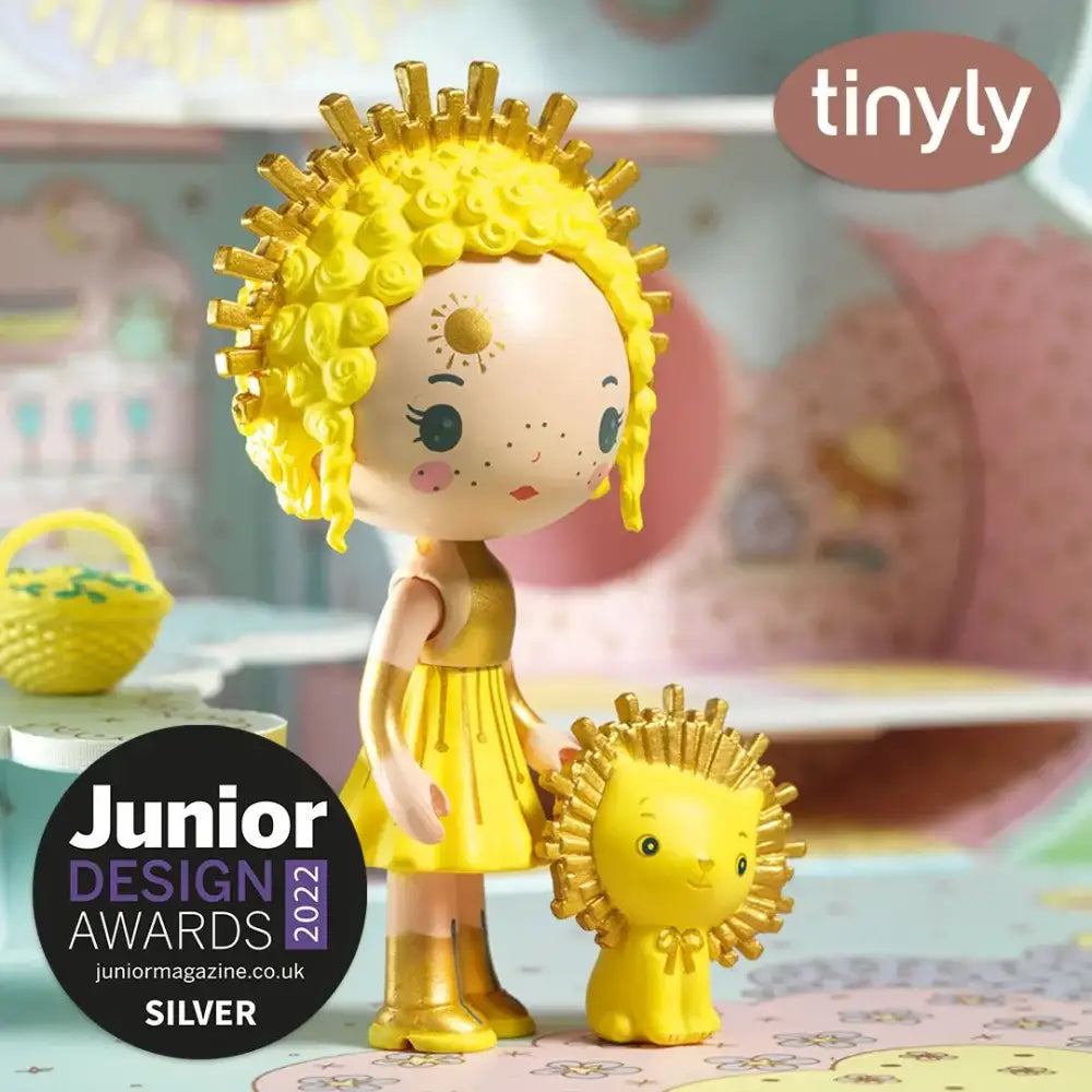 Tinyly casita Sunny & Mia Mundo Tinyly Djeco tinyly-casita-sunny-mia-mundo-vestido-de-amarillo-muneca-figurilla-385