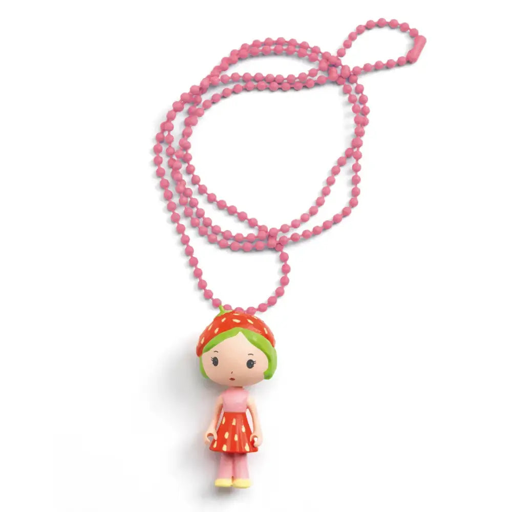 Tinyly colgante Berry Mundo Tinyly Djeco tinyly-colgante-berry-mundo-rosa-con-cuentas-collar-937