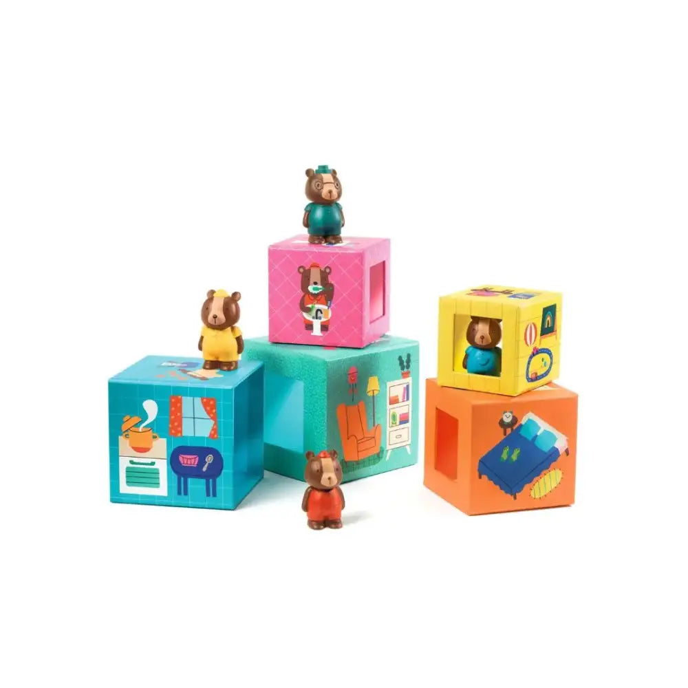 TopaniHouse Primera Edad Djeco topanihouse-primera-edad-vistoso-bloques-animal-645