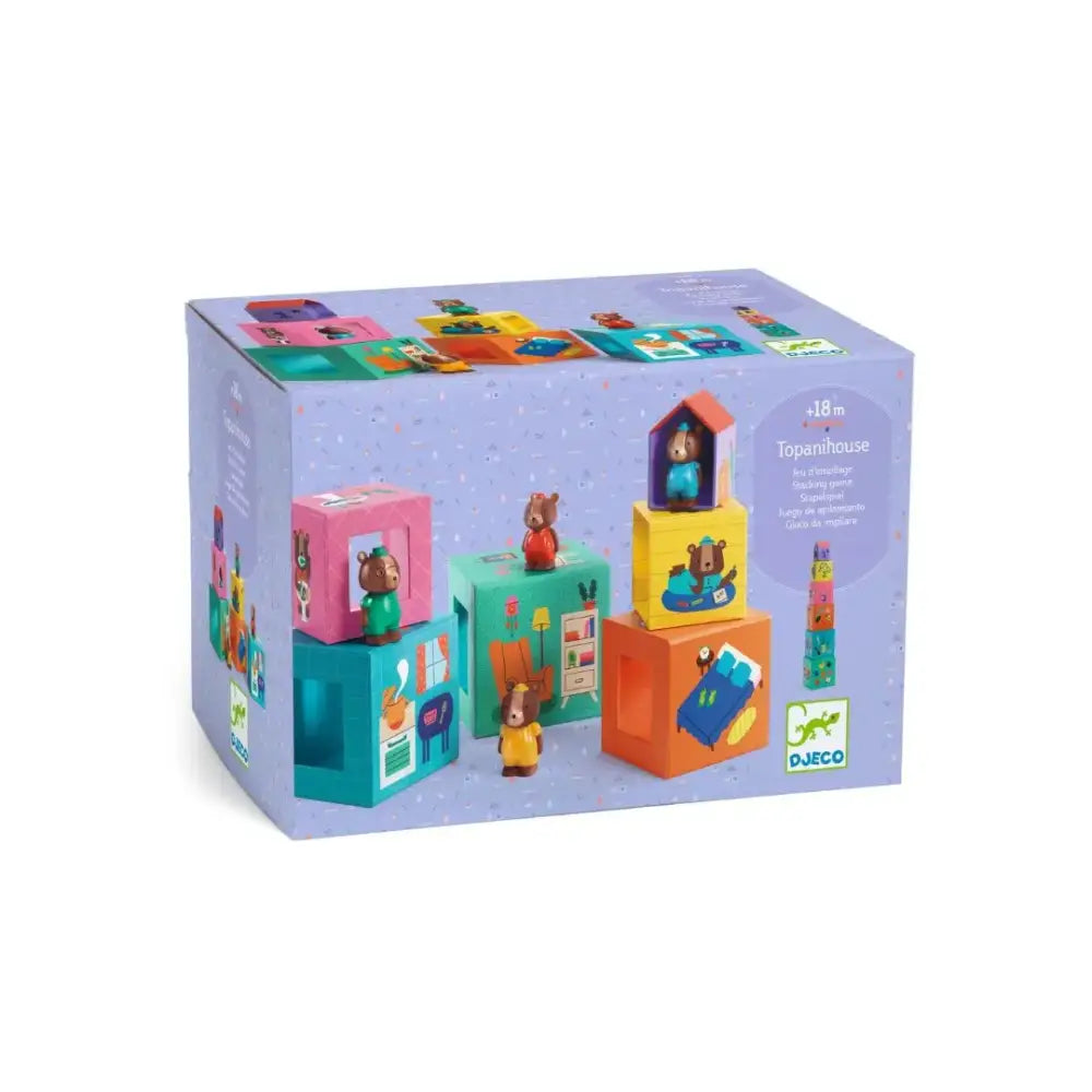 TopaniHouse Primera Edad Djeco topanihouse-primera-edad-vistoso-juguete-bloques-267