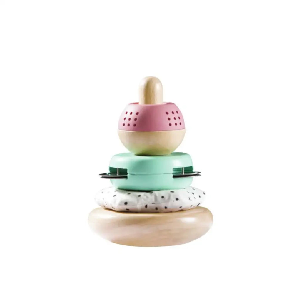 Torre Apilable Hape torre-apilable-de-color-pastel-madera-juguete-327