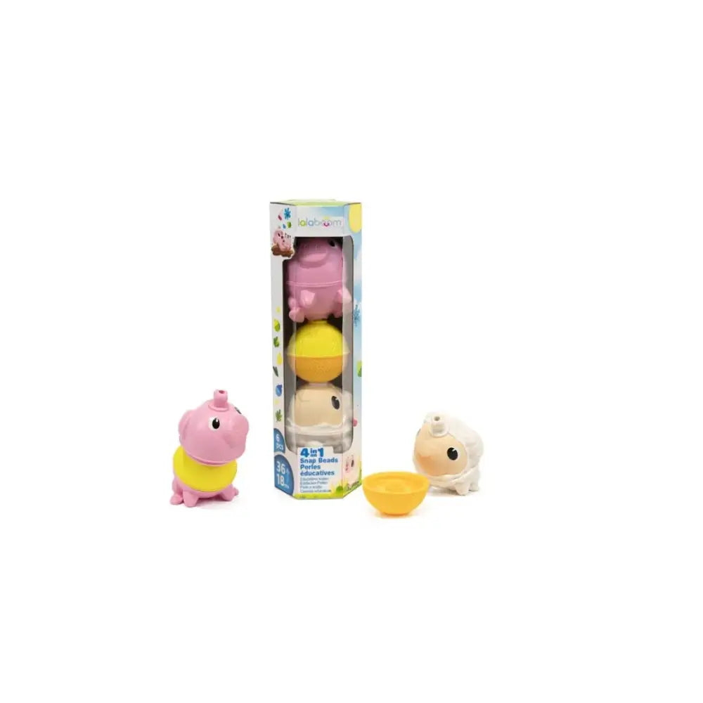 Tubo Cuentas - Oveja y Cerdito LALABOOM tubo-cuentas-oveja-y-cerdito-pila-vistoso-con-forma-de-animal-992