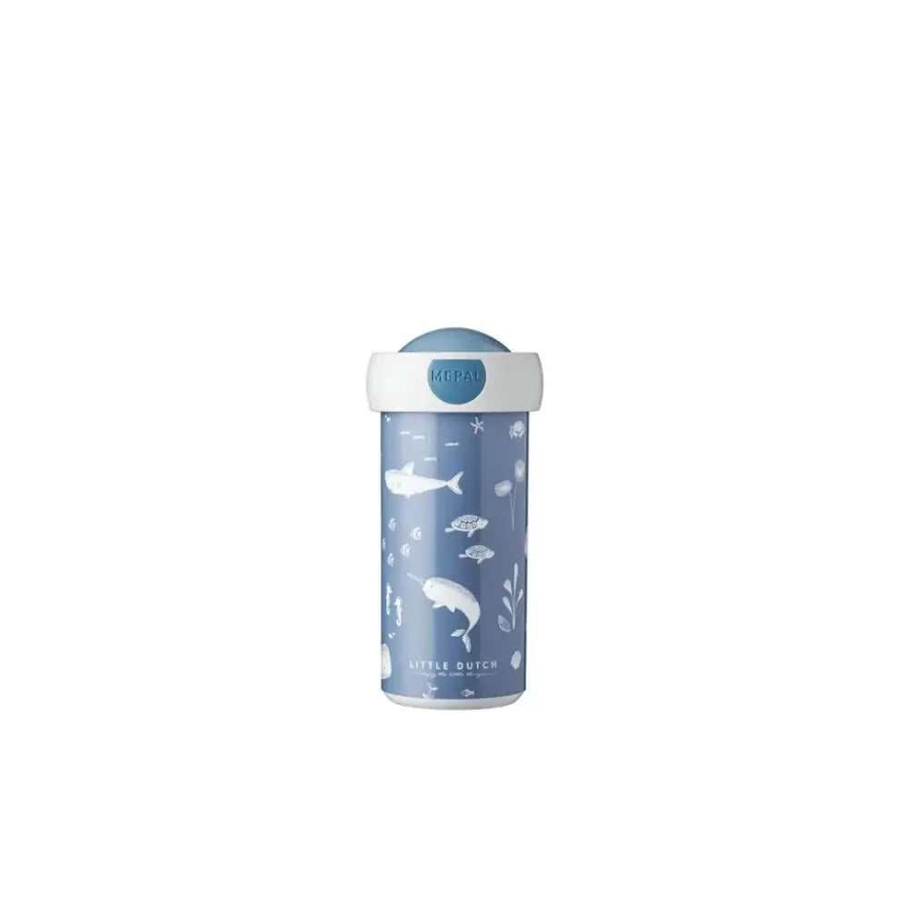 Vaso Escolar - Océano (300ml) Botellas Little Dutch vaso-escolar-oceano-300ml-botellas-azul-viajar-taza-591
