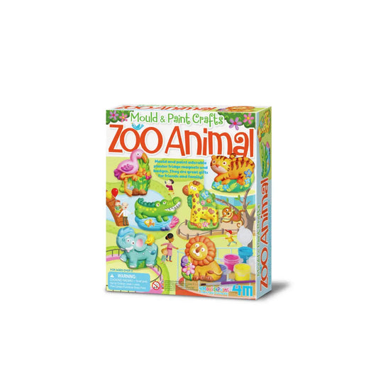 Moldea y Pinta - Animales del Zoo