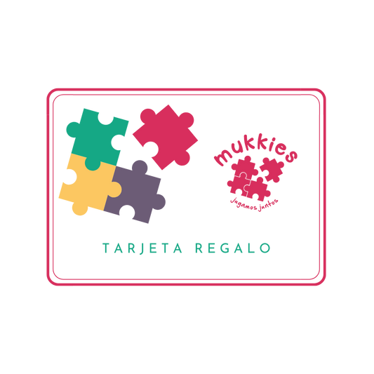 Tarjeta Regalo Mukkies – El detalle perfecto para sorprender con juegos y juguetes educativos
