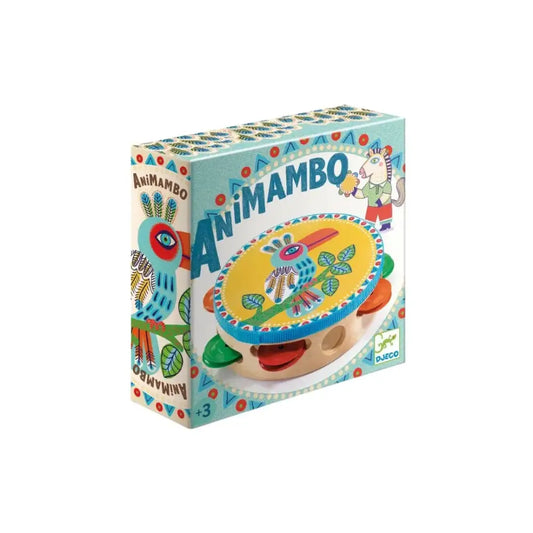 Animambo Pandereta Instrumento musical Djeco animambo-pandereta-vistoso-256