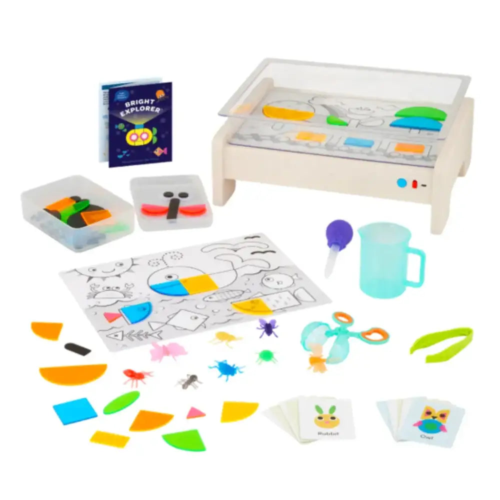 B. Mesa de luz kit educacional Material Mesa de Luz Mybtoys b-mesa-de-luz-kit-educacional-material-actividad-551
