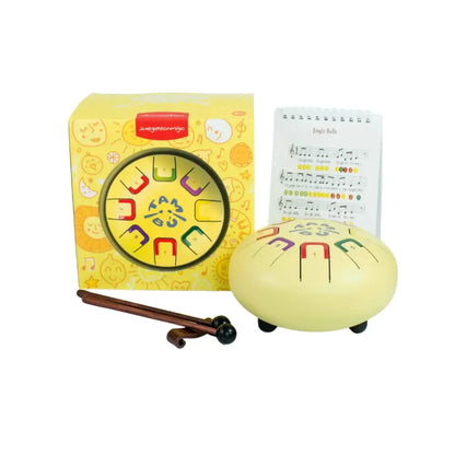 Baby Tambú Mellow Yellow Instrumento musical JuegaConmigo baby-tambu-mellow-yellow-instrumento-musical-amarillo-electronico-141