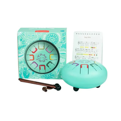 Baby Tambú Teal Peal Instrumento musical JuegaConmigo baby-tambu-teal-peal-instrumento-musical-menta-verde-acero-735