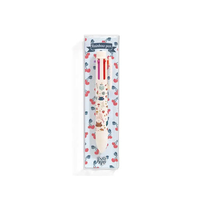 Boli multicolor Lucille Life style by Djeco boli-multicolor-lucille-blanco-boligrafo-decorado-337