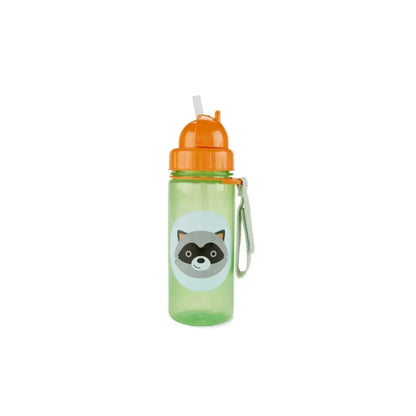 Botella con pajita - Mapache Botellas Skip Hop botella-con-pajita-zoo-mapache-botellas-verde-plastico-agua-392