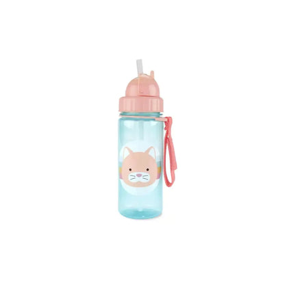 Botella con pajita - Gato Botellas Skip Hop botella-con-pajita-zoo-gato-botellas-turquesa-agua-214