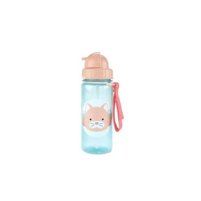 Botella con pajita - Gato Botellas Skip Hop botella-con-pajita-zoo-gato-botellas-turquesa-agua-557
