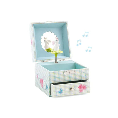 Caja de música - Conejito Life style by Djeco caja-de-musica-conejito-blanco-floral-joyas-644