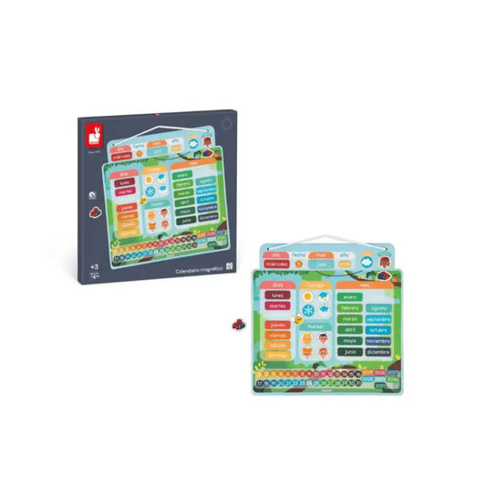 Calendario Magnético Educativo Janod calendario-magnetico-educativo-vistoso-para-ninos-986