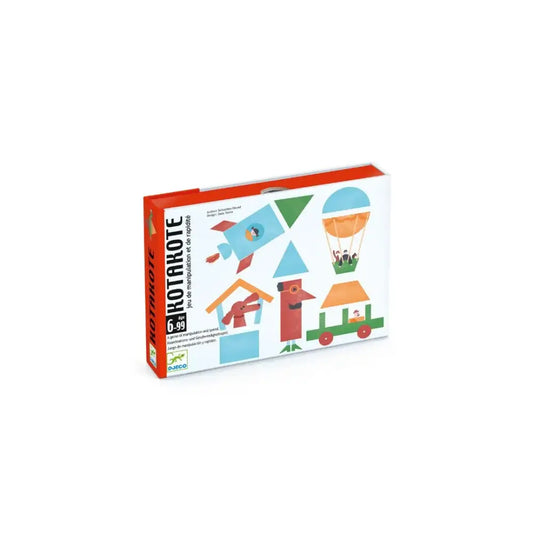 Cartas Kotakote Juegos de cartas Djeco cartas-kotakote-rojo-blanco-tarjeta-304