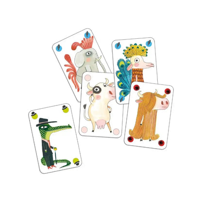 Cartas Pipolo Juegos de cartas Djeco cartas-pipolo-juegos-de-tarjetas-caprichoso-animal-208