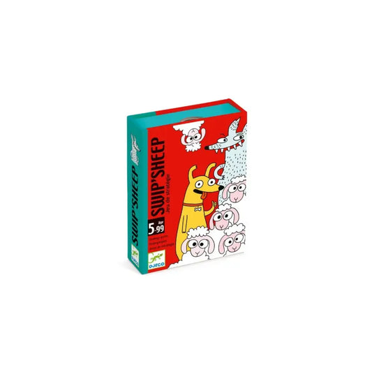 Cartas Swip Sheep Juegos de cartas Djeco cartas-swip-sheep-tarjeta-juego-caja-676