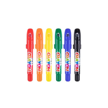 Ceras de Seda Lavables - 6 Colores TookyLand ceras-de-seda-lavables-6-colores-seis-vistoso-permanente-902