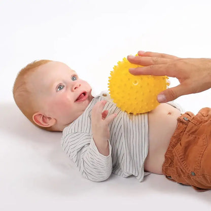 Conjunto roller y pelotas Bebés Ludi conjunto-roller-y-pelotas-bebes-amarillo-puntiagudo-goma-538