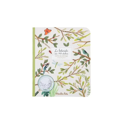Cuaderno para colorear - El botánico Moulin Roty cuaderno-para-colorear-el-botanico-libro-cubrir-680