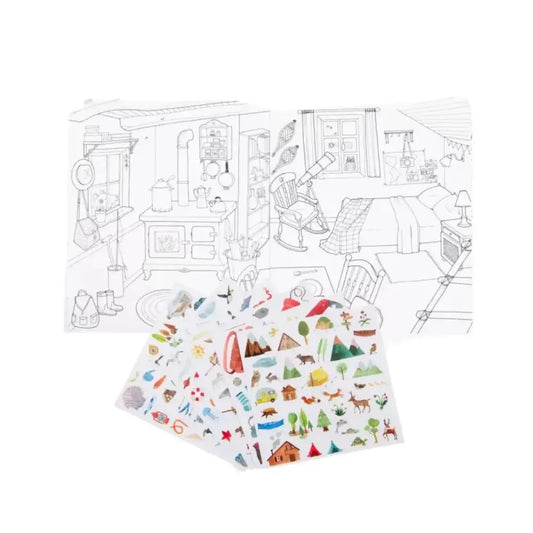 Cuaderno para colorear - El explorador
