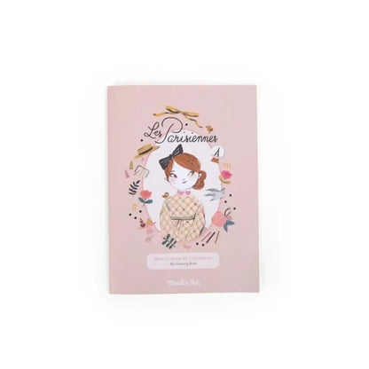 Cuaderno para Colorear - Las Parisinas Moulin Roty cuaderno-para-colorear-las-parisinas-rosa-computadora-portatil-ilustrado-212