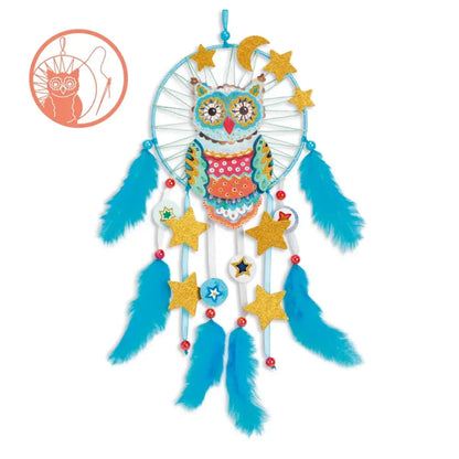 DIY Atrapa sueño Lechuza Do It Yourself Djeco Art & Craft diy-atrapa-sueno-lechuza-do-it-yourself-caprichoso-buho-atrapasuenos-656