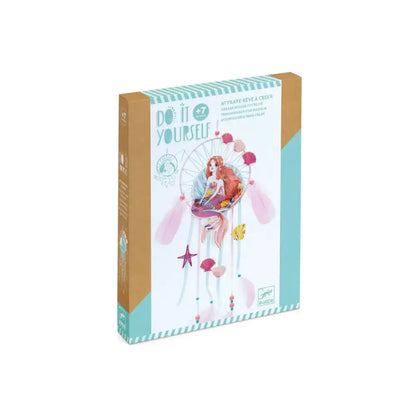 DIY Atrapasueño sirena Do It Yourself Djeco Art & Craft diy-atrapasueno-sirena-do-it-yourself-menta-verde-papel-kraft-401