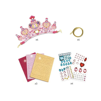 DIY Diademas Princesas Do It Yourself Djeco Art & Craft diy-diademas-princesas-do-it-yourself-rosa-oro-princesa-216