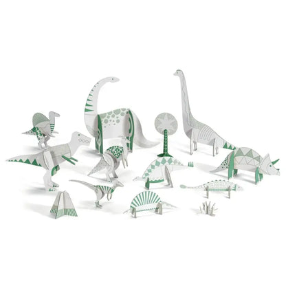 DIY Dinosaurios Do It Yourself Djeco Art & Craft diy-dinosaurios-do-it-yourself-recopilacion-blanco-verde-913