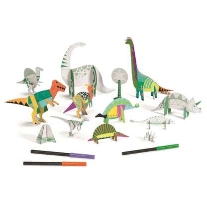 DIY Dinosaurios Do It Yourself Djeco Art & Craft diy-dinosaurios-do-it-yourself-recopilacion-vistoso-papel-783