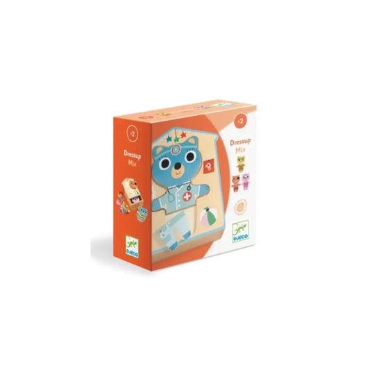 Dressup-mix Puzzles Madera Djeco dressup-mix-949