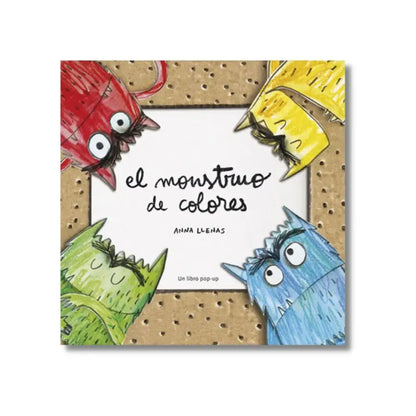 Libro infantil que trata sobre las emociones como la frustración, el miedo, la alegría o el enojo. El Monstruo cambia de color según la emoción. 