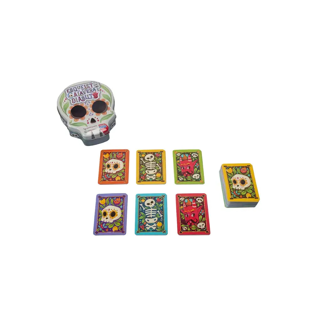 Esqueleto Calavera Diablito - Juegos de cartas