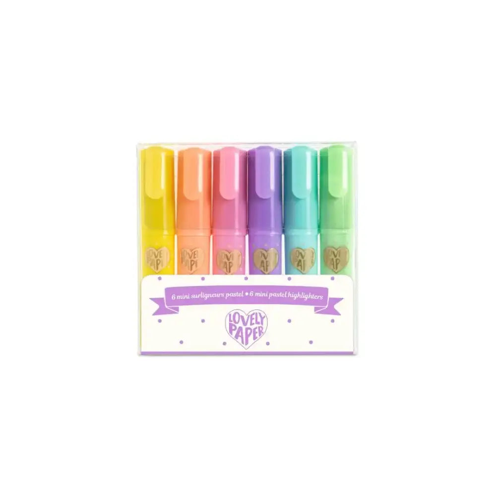 Estuche 6 mini marcadores pastel Life style by Djeco estuche-6-mini-marcadores-pastel-colocar-seis-de-color-772