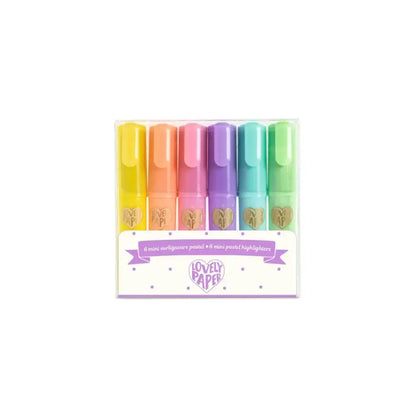 Estuche 6 mini marcadores pastel Life style by Djeco estuche-6-mini-marcadores-pastel-colocar-seis-de-color-772