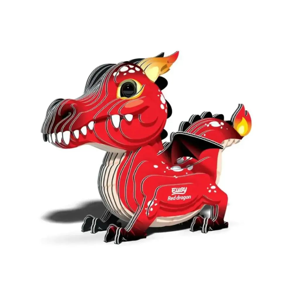 Eugy Dragón Rojo Puzzle 3D Eugy-Dodoland eugy-dragon-rojo-puzzle-3d-en-forma-de-cartulina-842
