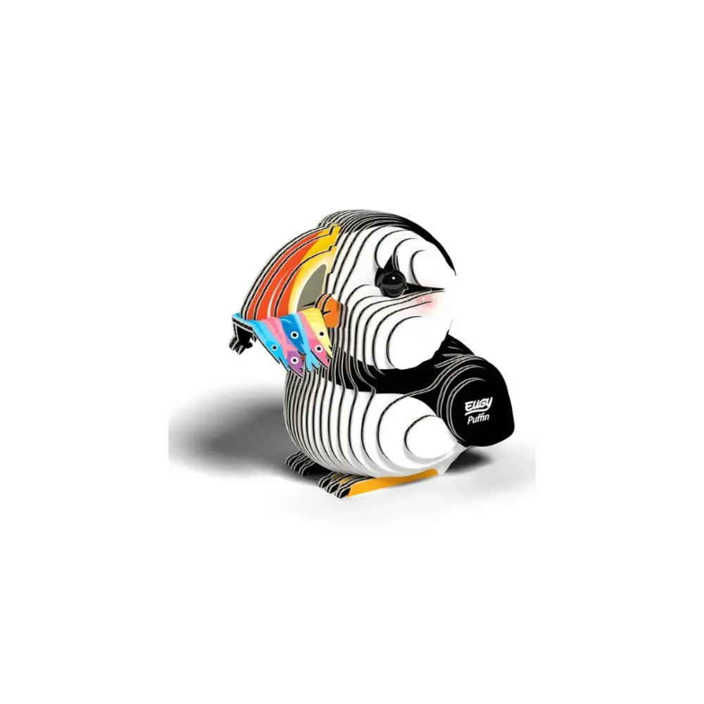 Eugy Puffin Puzzle 3D Eugy-Dodoland eugy-puffin-puzzle-3d-estilizado-negro-blanco-333
