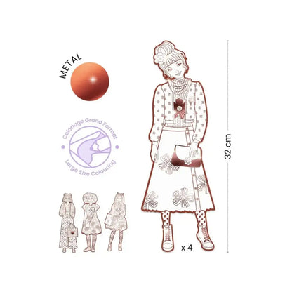Figuras para pintar - Nina