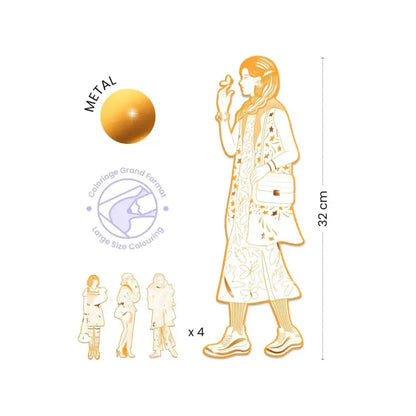 Figuras para pintar - Scout Pintar Djeco Art & Craft figuras-para-pintar-scout-dorado-describir-ilustracion-590